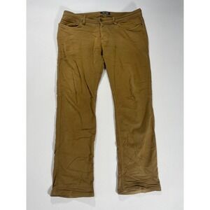 DU/ER N2X Pants Relaxed Taper Fit Stretch Tan Men's Size 38x32